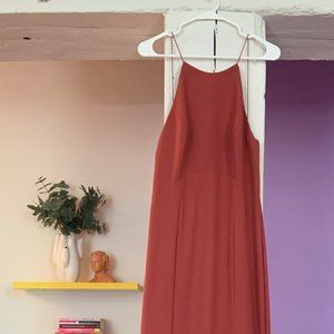 AMSALE | Dayton Bridesmaid Dress | COLOR:  Cayenne